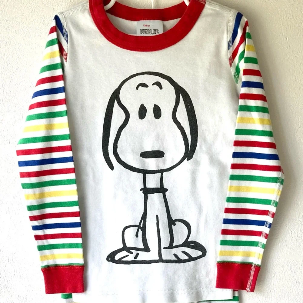 Hanna Andersson Snoopy Pajama Top Size 6-7